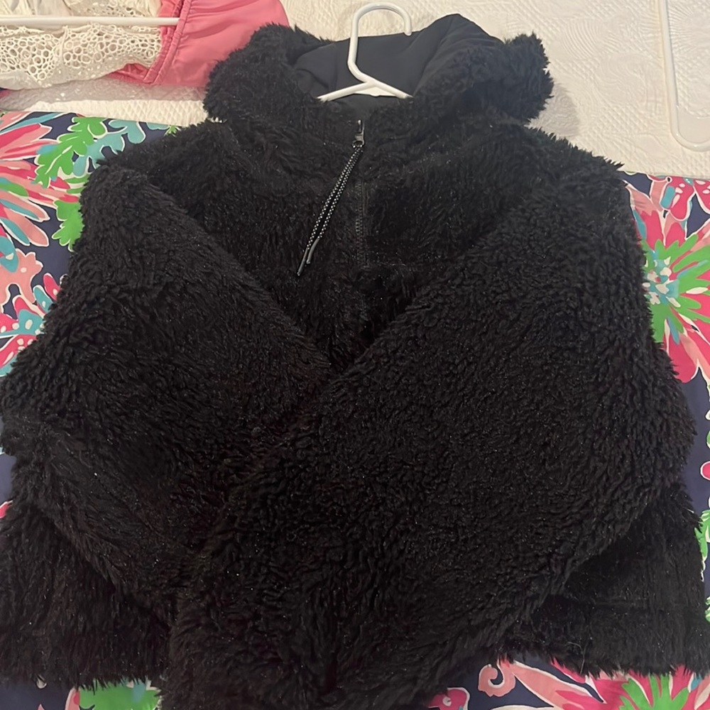 Fuzzy zip up from BDG
